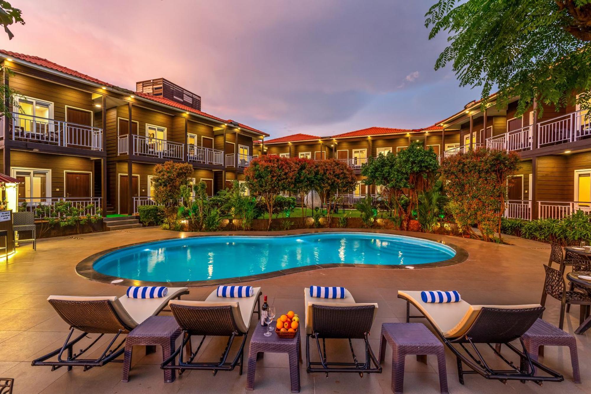 Aurum Resorts Morjim Ashvem Beach Exteriör bild